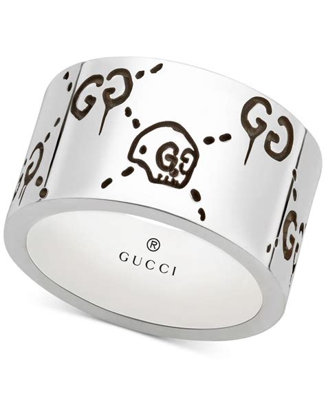 gucci link mens ring|Gucci ghost ring men.